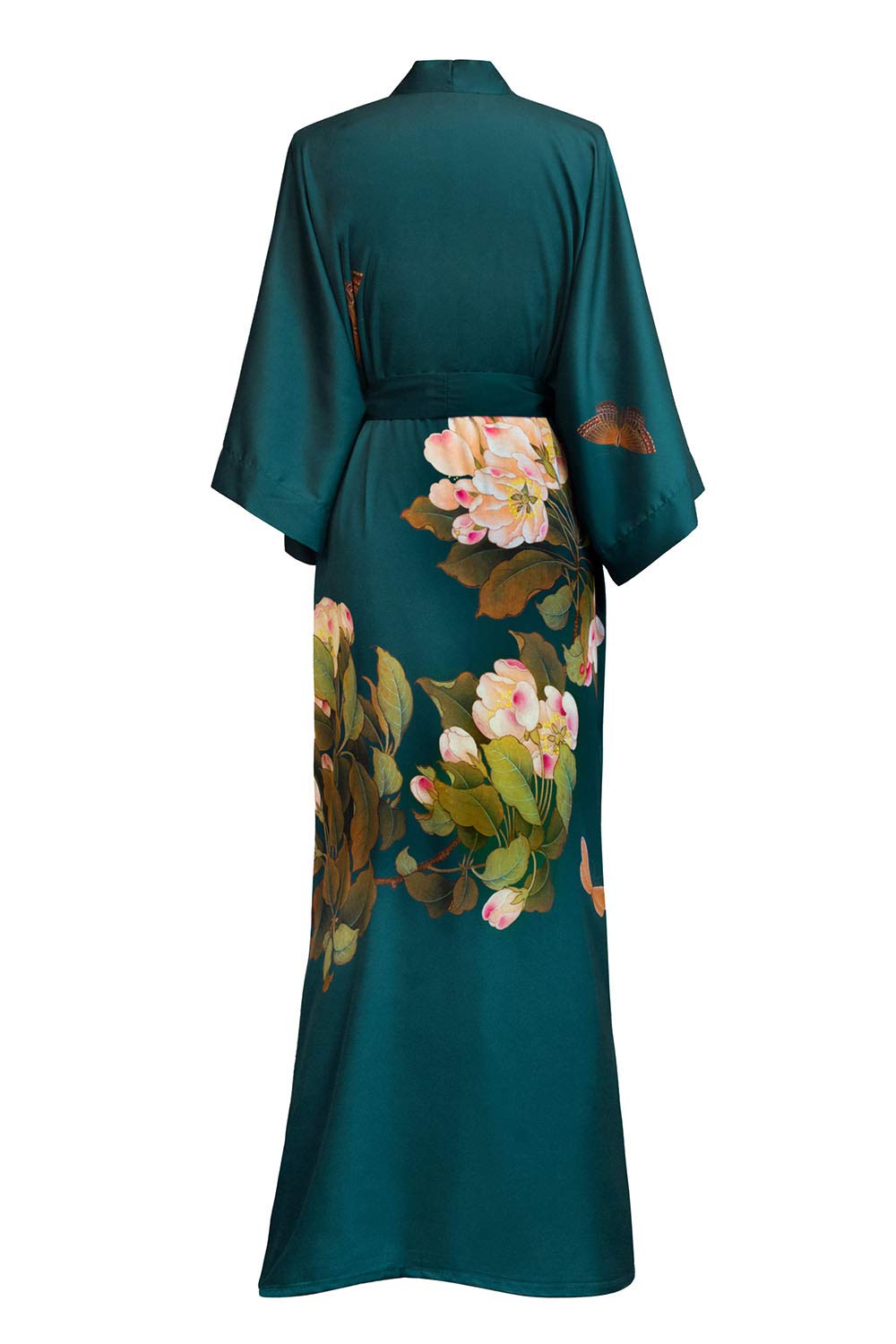 KIM+ONO Luxury Kimono Robe for Women | Long Floral Robe | Original Design | Removable Waist Tie Closure - Image 3